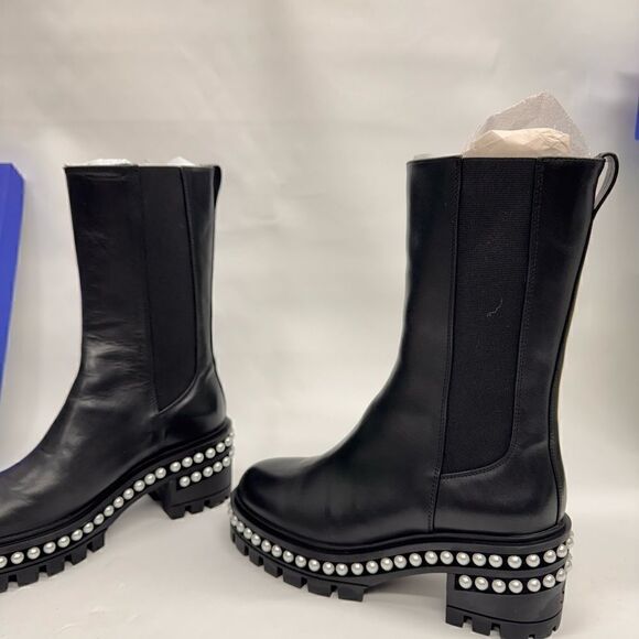 Stuart Weitzman Soho Pearl Chelsea Bootie 5 b - Picture 8 of 13